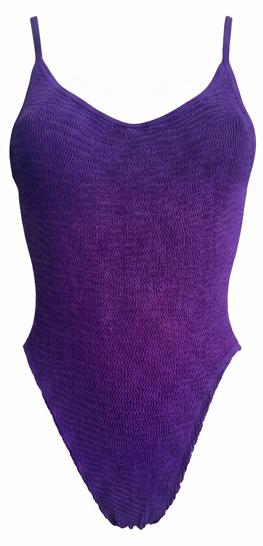 Violet Color Straps Onepiece